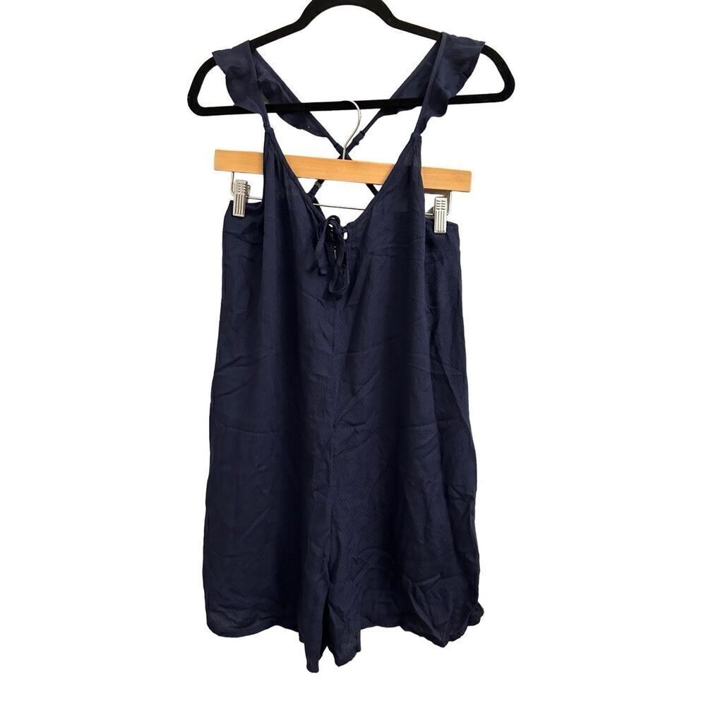 NWT Roxy Sunflower Spirit Romper Navy Medium
